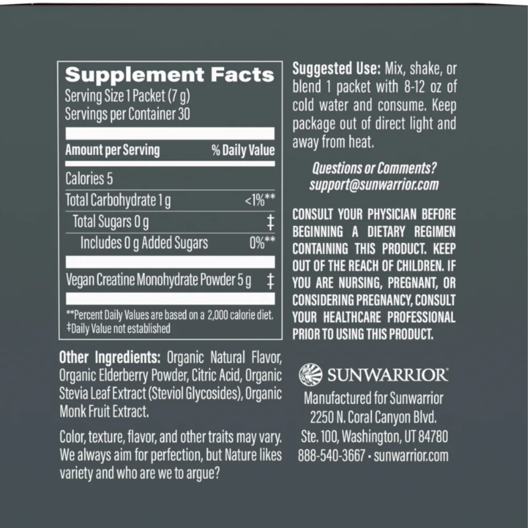 Raspberry Active Creatine Drink Powder- Individual Packs