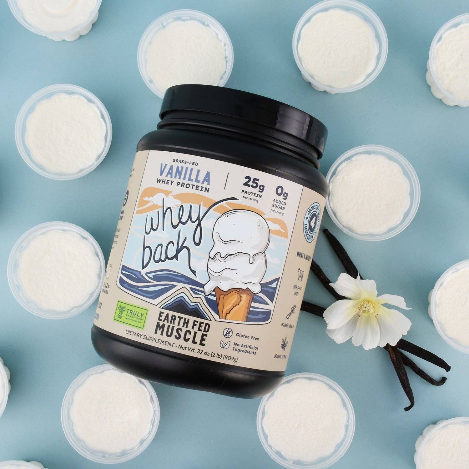 Whey Back Vanilla Grass-Fed Whey Protein