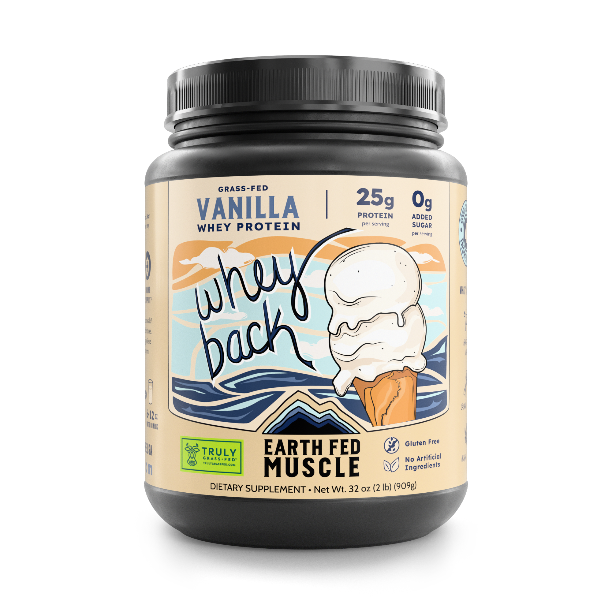 Whey Back Vanilla Grass-Fed Whey Protein