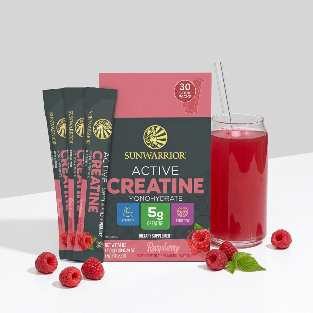 Raspberry Active Creatine Drink Powder- Individual Packs
