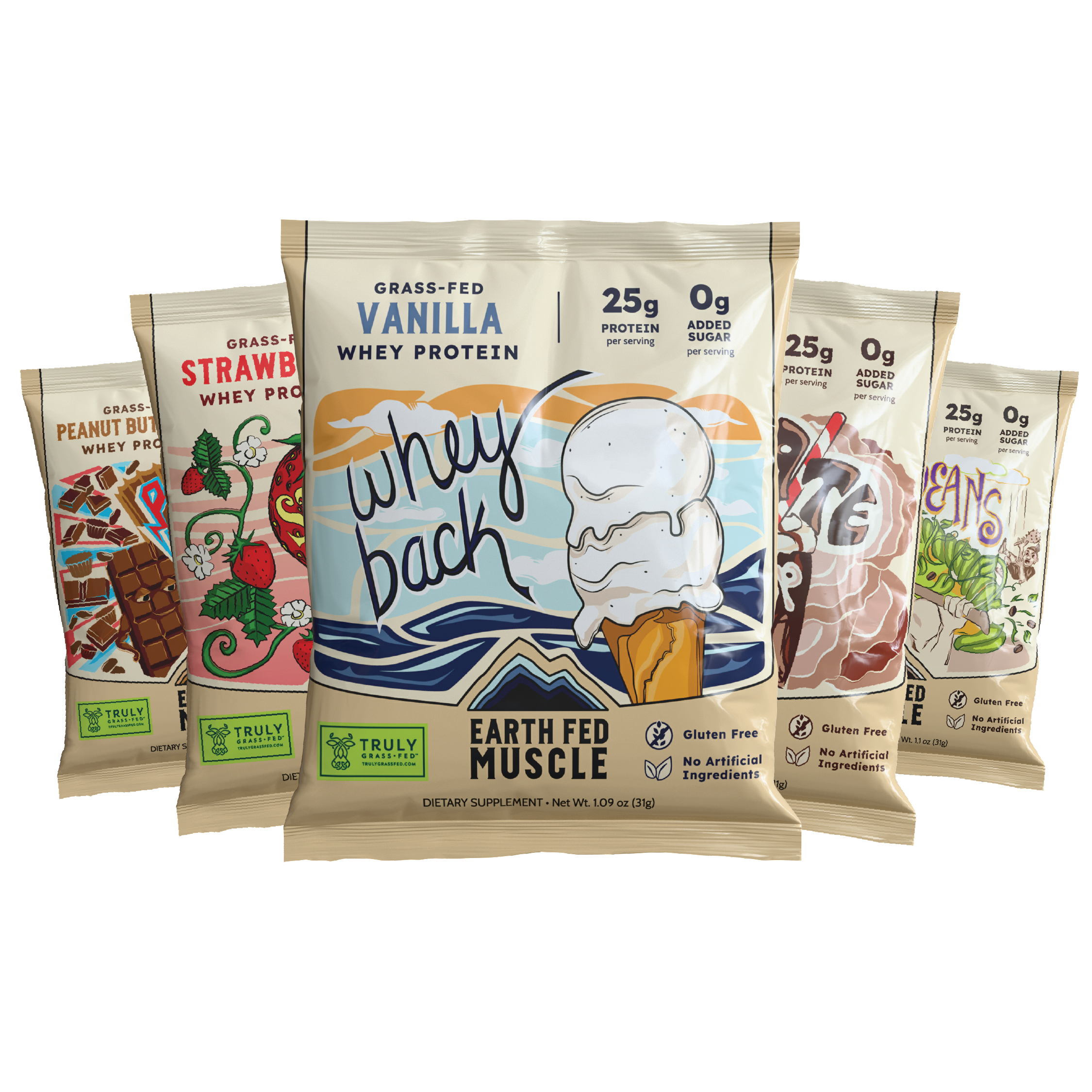 Single Serving Whey Protein Packs
