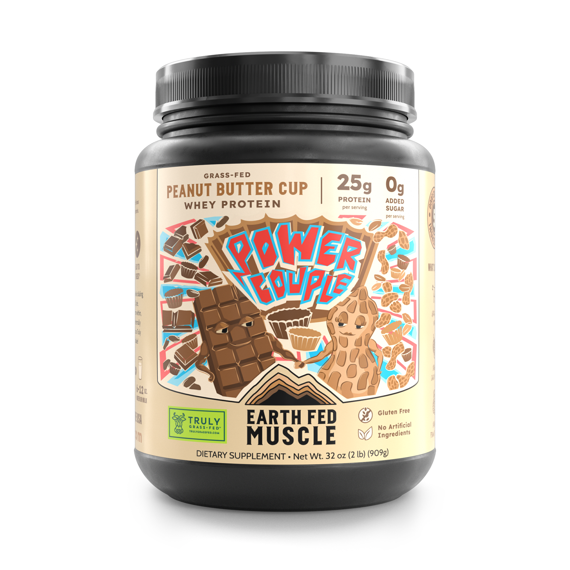 Power Couple Peanut Butter Cup Grass-Fed Whey Protein